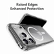 Чехол для iPhone 17 Rock Crystal Magsafe Shield Transparent Magnetic Protection Case Прозрачный - изображение 7