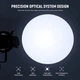 Коническая насадка для студийного света NEEWER LS-39 с проекцией 20° с креплением Bowens (16 гобо, 5 светофильтров) - изображение 3