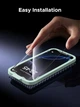 Защитное стекло пара UGREEN SP1146 для iPhone 17 Pro, закаленное 9H+ защита от падений, царапин, отпечатков пальцев, полное покрытие Transparent (95524) - изображение 2