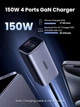Автомобильное зарядное устройство 150W UGREEN EC706 быстрая зарядка GAN и удлинитель на 4 USB-устройства, для iPhone 17, 16, 15, iPad и ноутбуков 3C1A Grey (35027) - изображение 3