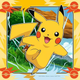 Puzzle Ravensburger Pokemon Pikachu Charizard and Eevee! 3 × 49 elementów 12004062 (4005555040620) - obraz 5