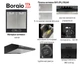 Витяжка плоска BORGIO GIO (PL) 60 Black (60 см, 380 м3/год, чорна) - изображение 13