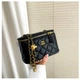 Сумочка Шанель Chanel женская мини сумка Chanel Classic черного цвета из эко-кожи - изображение 3