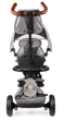 Rowerek trójkołowy Qplay Rito Deluxe Grey (5061047480281) - obraz 4