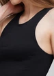Топ в рубчик женский из микрофибры с открытыми плечами Giulia Halter Top RIB Nero S/M Черный - изображение 3