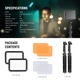 Комплект двухцветного студийного USB света со штативом 135 см NEEWER BASICS BP66 Bi-Color 10Вт 3200+5600К 2шт. - изображение 8