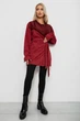 Кардиган женский однотонный, цвет бордовый, 5XL, 257R001 - изображение 2