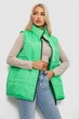 Жилет женский демисезонный, цвет салатовый, 4XL, 257R95 - изображение 3