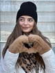Хустка жіноча тепла з трендовим леопардовим принтом Лео - зображення 3