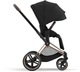 Tekstylny zestaw do wózków Cybex Priam 4.0 Seat Pack Sepia Black Platinum 523000733 (4063846415335) - obraz 3