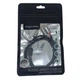 Audio Кабель Kruger&Matz Basic jack 3.5 - 2RCA 1м Black-Silver - изображение 4