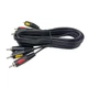 Audio - Video Кабель Cabletech Eco-line 3RCA - 3RCA Cable 1.8м Black - изображение 3