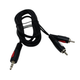 Audio Кабель Cabletech Eco-line jack 3.5 - 2RCA Cable 3м Black - изображение 2