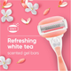 Станок для гоління жіночий Venus Comfortglide Spa Breeze з 4 змінними картриджами (7702018469727) - зображення 3