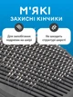 Пуходерка для кошек и собак PAKEWAY 19,3х7,7 см, самоочищающаяся щетка для вычесывания шерсти и подшёрстка, серая (043-GREY) - изображение 5