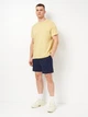 Шорты хлопковые короткие мужские H&M 1264429_темн.син M Темно-синие (KAY2000001661277) - изображение 3