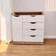 Пеленальний комод Baby Comfort BASIC 4+1 сонома-білий - зображення 1