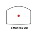 Прицел коллиматорный Sig Optics ROMEO-X PRO FOOTPRINT, OPEN, 6 MOA RED DOT, BLACK - изображение 3