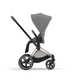 Текстильний комплект для візків Cybex Priam 4.0 Seat Pack Mirage Grey Platinum 523000743 (4063846415410) - зображення 3