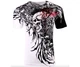Футболка 4XL Xtreme Couture by AFFLICTION Men T-Shirt BRUTAL COMBAT White Skull Biker Tattoo - изображение 1