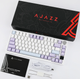 Klawiatura bezprzewodowa Ajazz AK820 Pro Flying Fish switch USB/Bluetooth Biały/Fioletowy (AK820PRO-FF-PWB) - obraz 5