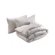 Одеяло Руно набор всесезонный силиконовое велюровое Soft Pearl 200х220 см с двумя подушками 50х70 см (m484207) - изображение 1