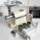 Мясорубка-соковыжималка с насадками для терки и шинковки Rainberg 3800W, Мощная бытовая мясорубка с реверсом RB-2270 White - изображение 2