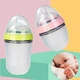 Пляшечка антиколікова для годування Mommy Bag силіконова, М’ятна, 250 мл - изображение 2