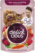 Упаковка дополнительного корма для кошек и собак Delickcious Борщ с говядиной 85 г х 12 шт (B5410401) - изображение 2