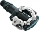 Педали контактные Shimano PD-M520, SPD черные - изображение 2