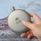 Фляга титанова для алкогольних міцних напоїв HWZBBEN titanium 170 мл фляга з титану для алкоголю - зображення 6