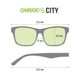Очки ONRIDE City черные с дымчатыми линзами (17%) с ТАС поляризацией, Anti Scratch - изображение 2