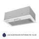 Кухонна витяжка Minola HBI 5214 WH 700 LED, біла вбудована в шафу витяжка для кухні, шириною 52 см - зображення 5
