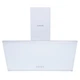 Біла витяжка для кухні настінна декоративна похила Minola HDN 6202 WH/INOX 700 LED, 60 см - зображення 1
