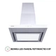Белая мощная Т-образная кухонная вытяжка Perfelli TS 6635 I/WH 1000 LED, настенная декоративная, 60 см - изображение 3