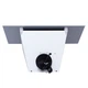 Біла витяжка для кухні настінна декоративна похила Minola HDN 6202 WH/INOX 700 LED, 60 см - зображення 9