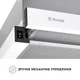 Кухонная вытяжка телескопическая Perfelli TL 602 WH LED, белая выдвижная встраиваемая в шкаф, шириной 60 см - изображение 4