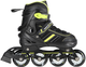 Łyżworolki Nils Extreme NH18191 2 w 1 rozmiar M Czarno-limonowe (5907695591392) - obraz 2