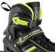 Łyżworolki Nils Extreme NH18191 2 w 1 rozmiar M Czarno-limonowe (5907695591392) - obraz 11