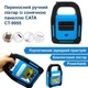 Аккумуляторный ручной фонарь с солнечной панелью CATA CT-9955 функция Power Bank, 3 режима свечения - изображение 1