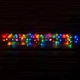 Электрогирлянда-штора LED уличная Yes Fun 80 ламп IP 65 многоцветная черный провод (801168) - изображение 1
