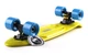 Скейт пенни борд Penny My Go Fish Skateboards SOFT 401-4 22" Yellow, голубые колеса - зображення 3