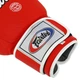 Перчатки для бокса кожаные матовые на липучке Fairtex Matt Heroe 8577 12 унций Red-White - изображение 5