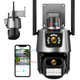 Вулична WIFI камера відеоспостереження 8MP, Full HD, з сиреною з віддаленим доступом Dual Lens (L) - изображение 2