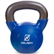 Гиря чугунная с виниловым покрытием Zelart My Fit 5161 8 кг желтая - изображение 5