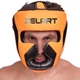 Шлем боксерский с полной защитой Zelart Fight Gear Heroe 7041 размер M Orange-Black - изображение 6