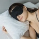 Маска для сна из мерсеризованного хлопка «Чумацький Шлях» с нескользящей резинкой и охлаждающим гелевым вкладышем в Подарочной упаковке Черный (1143-02) - изображение 6