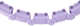 Hula-hop HMS OHA02 Violet z wypustkami i obciążnikiem One Fitness + pas BR160 (5907695552935) - obraz 6