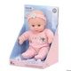 Пупс Baby Doll в розовом комбинезоне из мягкой ткани 18 см - изображение 1
