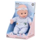 Пупс Baby Doll в голубом комбинезоне из мягкой ткани 18 см - изображение 1